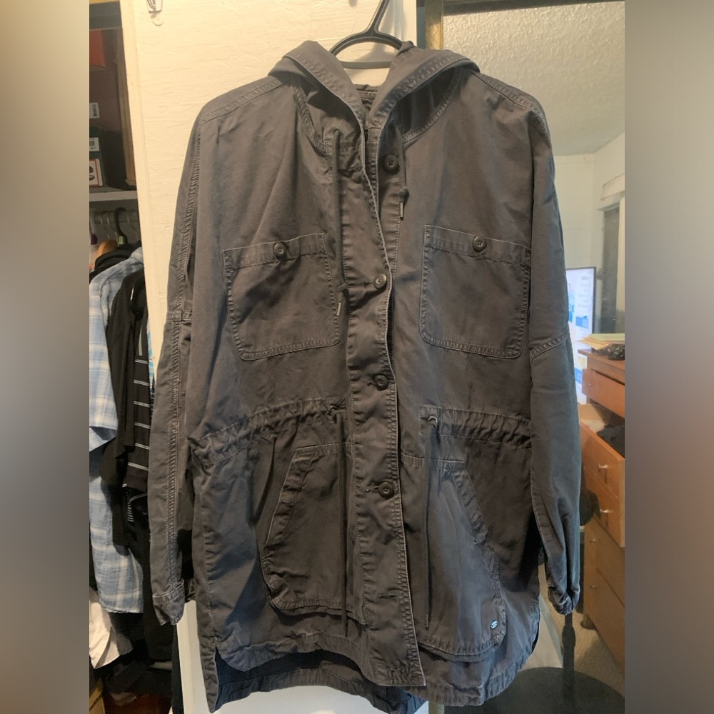 American Eagle utility jacket Large Gray